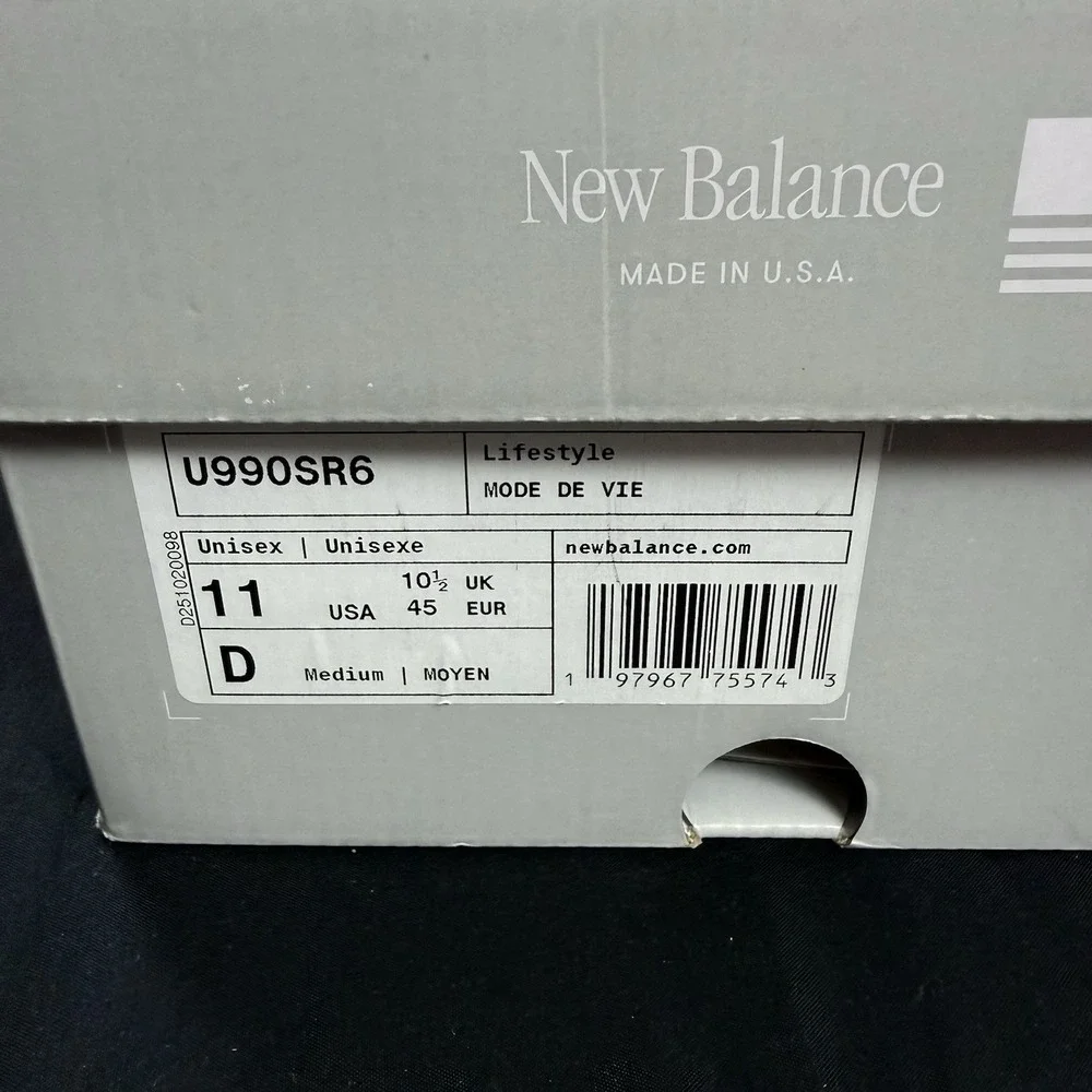 Size 11 New Balance 990 Made in USA Men's Shoes Sunrise Rose Salmon U990SR6